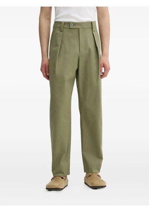 A.P.C. pleated-front trousers - Green