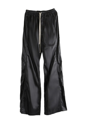 Rick Owens DRKSHDW drawstring-waist buttoned-side trousers - Black