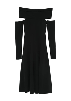 Alberta Ferretti cut-out mini dress - Black