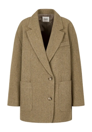 TOMBOY herringbone-pattern coat - Neutrals