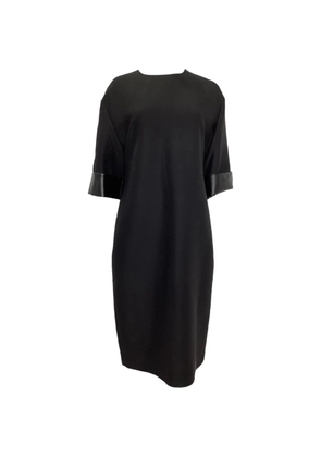 Valentino Garavani Pre-Owned round-neck midi dress - Black