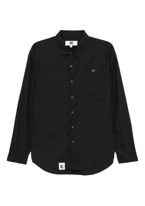 CHOCOOLATE logo-patched shirt - Black