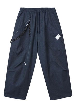 Musium Div. zip detail trousers - Blue