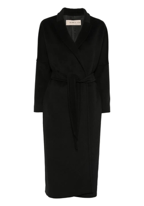 Blanca Vita textured coat - Black