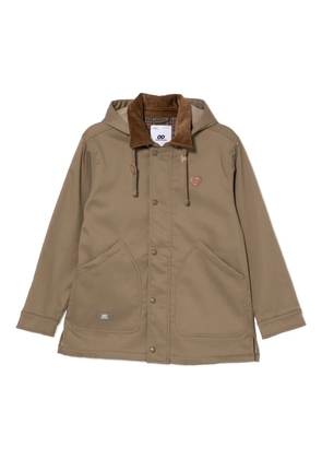 CHOCOOLATE heart-patch jacket - Brown