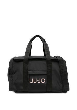 LIU JO logo-plaque holdall - Black