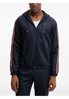 Ea7 Emporio Armani hooded tracksuit - Blue