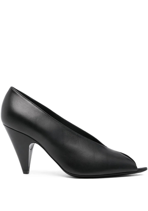 Sergio Rossi leather heeled pumps - Black