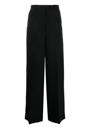 Viktor & Rolf pressed-crease concealed-fastening tailored trousers - Black
