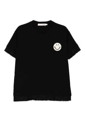 Joshua Sanders smile-embossed T-shirt - Black
