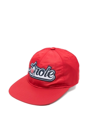 Drôle De Monsieur logo-detail baseball cap - Red