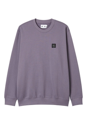 izzue x Alpha Industries logo-patch sweatshirt - Purple