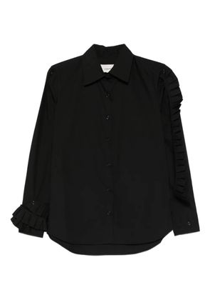 Coperni ruffle-detailing shirt - Black