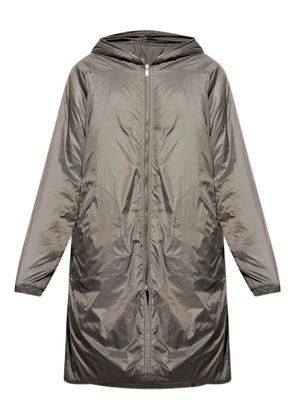 Rick Owens DRKSHDW hooded zip coat - Grey