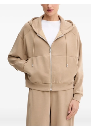 BOSS zip-up hoodie - Neutrals