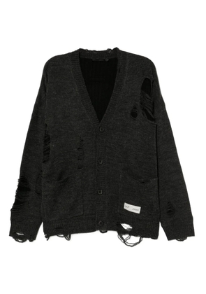 FIVE CM patchwork cardigan - Grey