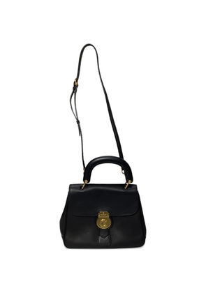 Burberry Pre-Owned medium flap-leather tote bag - Black