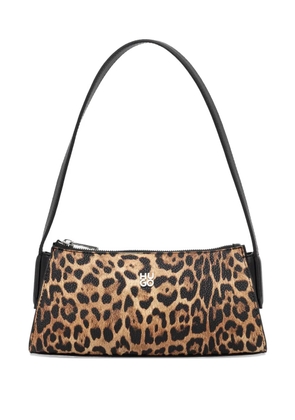 HUGO zip-fastening shoulder bag - Brown