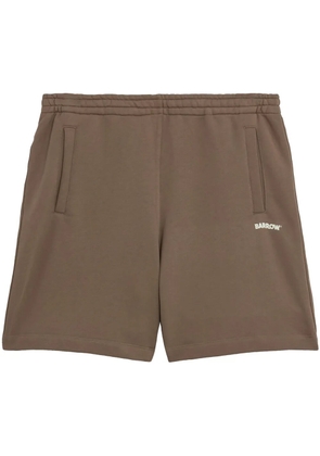BARROW logo-print track shorts - Brown