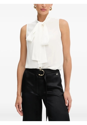 MARCIANO by GUESS tie-neck sleeveless top - White