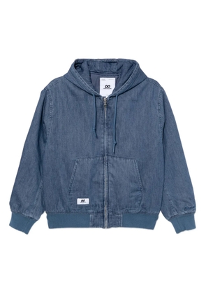 CHOCOOLATE logo-patch jacket - Blue