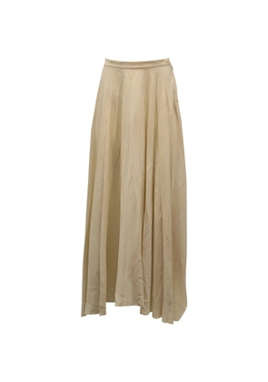 Helmut Lang Pre-Owned pleated maxi skirt - Neutrals