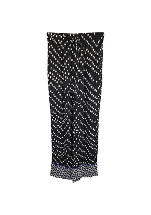 Diane Von Furstenberg Vintage Denise wide-leg trousers - Black