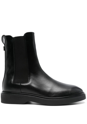 Calvin Klein leather chelsea boots - Black