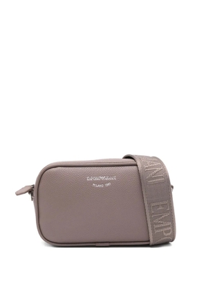 Emporio Armani deer-print shoulder bag - Brown