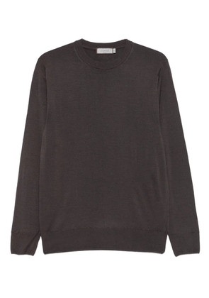 Canali crew-neck wool sweater - Brown