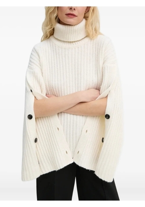 Won Hundred ribbed button-detail sweater - White