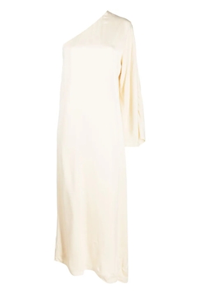 By Malene Birger one-shoulder asymmetric long dress - Neutrals