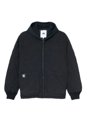 CHOCOOLATE logo-embroidered padded jacket - Blue