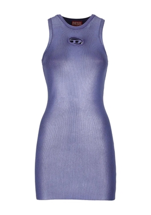 Diesel M-Caddix-M cut-out ribbed mini dress - Purple