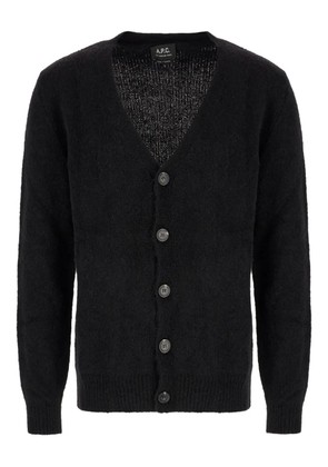 A.P.C. V-neck cardigan - Black