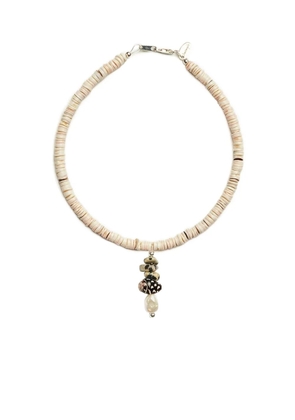 Santangelo heishi charm bracelet - Neutrals