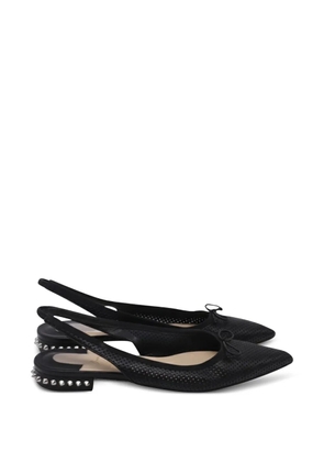 Christian Louboutin Pre-Owned Hall Sling spike-detail pumps - Black