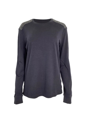 Giorgio Armani Pre-Owned colour-block long-sleeves top - Blue