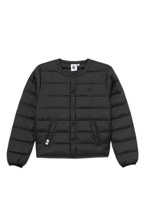 CHOCOOLATE logo-embossed puffer jacket - Black