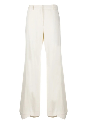 Off-White flared curved cuff trousers - Neutrals