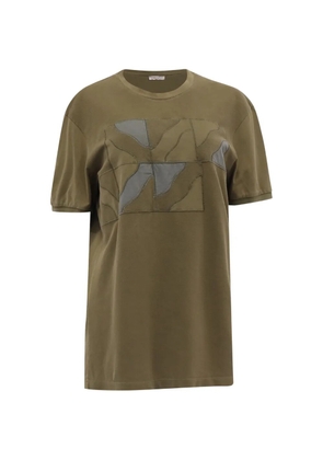 Bottega Veneta Pre-Owned embroidered T-shirt - Green