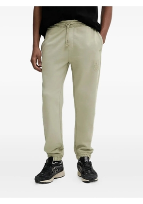 HUGO logo-patch track pants - Green