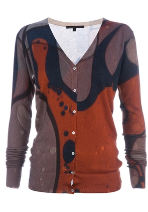 Christopher Kane Marble print cardigan - Blue