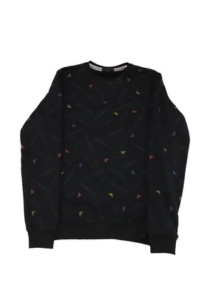 Emporio Armani Pre-Owned logo-print sweatshirt - Black