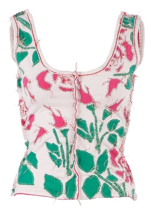 Projet Alabama patterned tank top - Pink