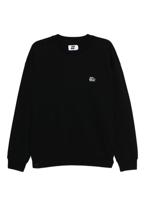 izzue logo-printed sweatshirt - Black