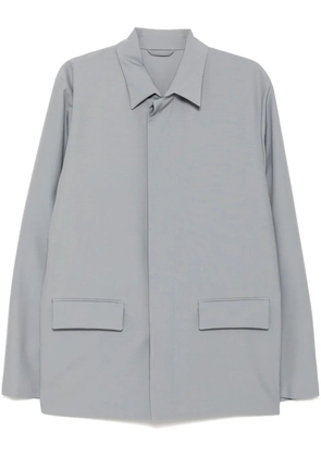 Rier wool shirt jacket - Grey