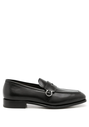 Ferragamo leather penny loafers - Black