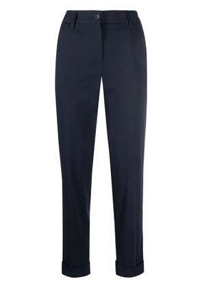 P.A.R.O.S.H. cropped straight-leg trousers - Blue