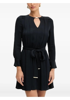 MARCIANO by GUESS keyhole-detail tie-fastening mini dress - Black